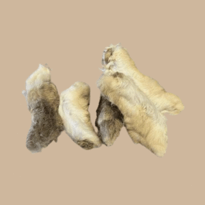 Friandise - Pattes de lapin avec poils