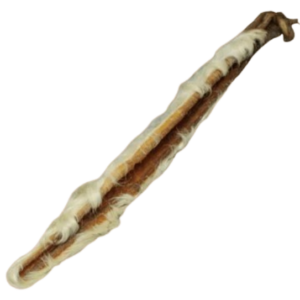 Friandise - Peau de boeuf 50 cm avec poils